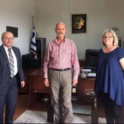 Εθυμοτυπική συνάντηση του Δημάρχου με τον Υποδιοικητή της 3ης Υ.ΠΕ.