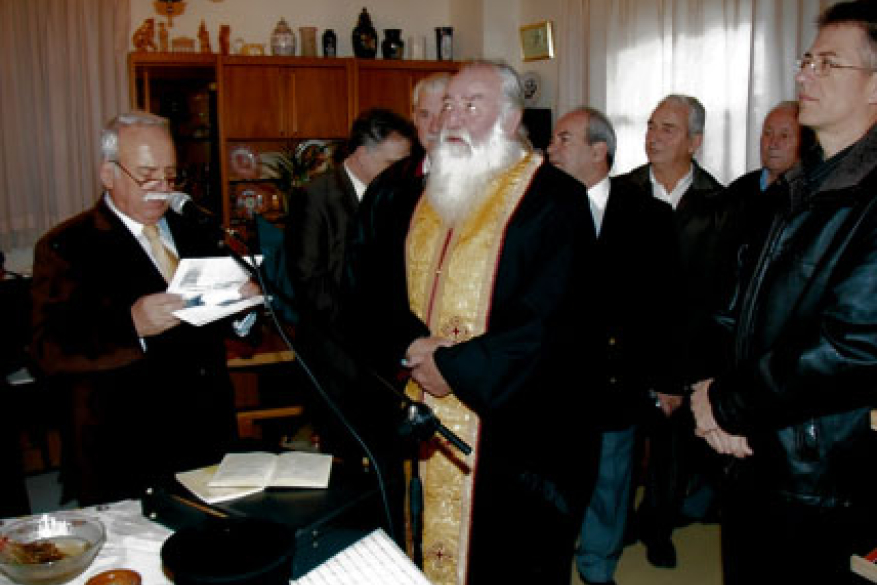 Ομιλία από τον Πρόεδρο του ιδρύματος Αθ. Τερζή